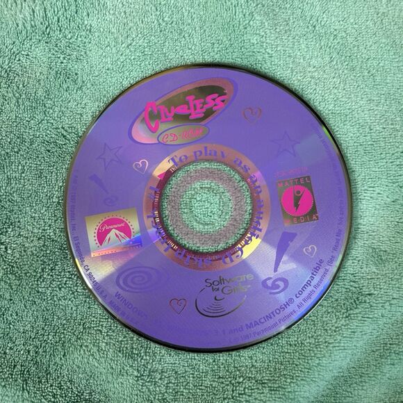 Vintage 1997‎ Mattel Clueless CD Rom Sabrina Teenage Witch Game Windows PC Mac - Picture 13 of 15